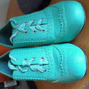 Turquoise Pin-Up Girl Shoes